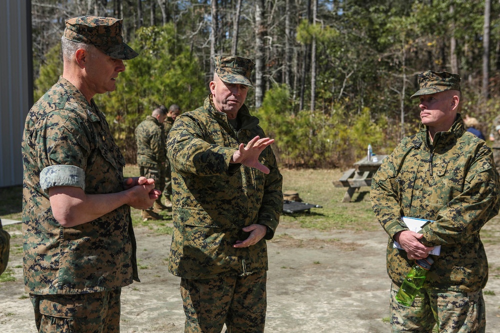 Lt. Gen. Wissler visits 2D MLG