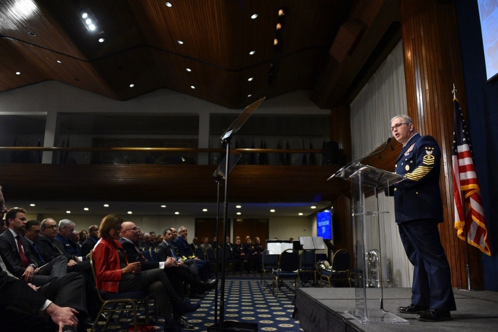 Master Chief Petty Officer of the Coast Guard introduces Commandant