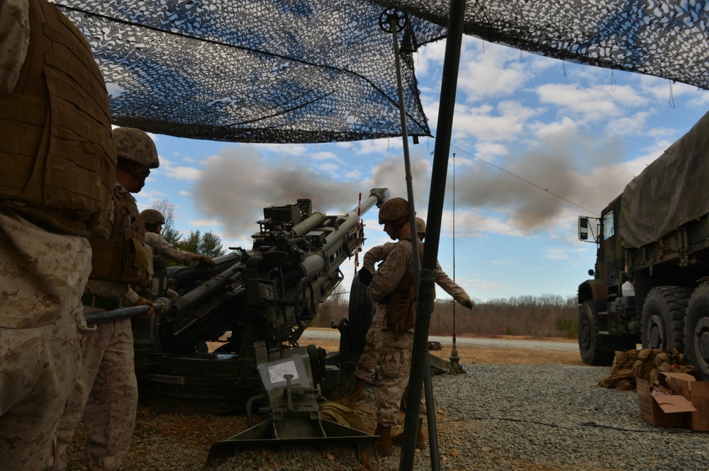 M777 howitzer training