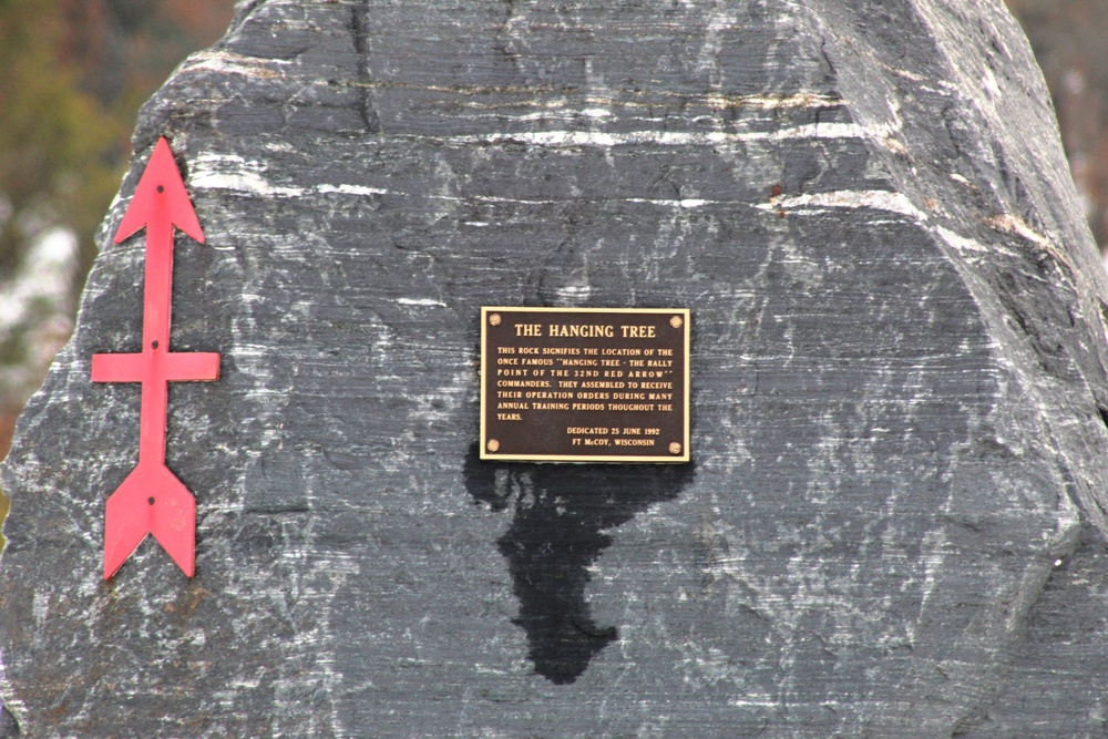 Red Arrow Rock at Fort McCoy