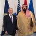 SD Mattis meets with Deputy Crown Price of Saudi Arabia Mohammad bin Salman Al Saud