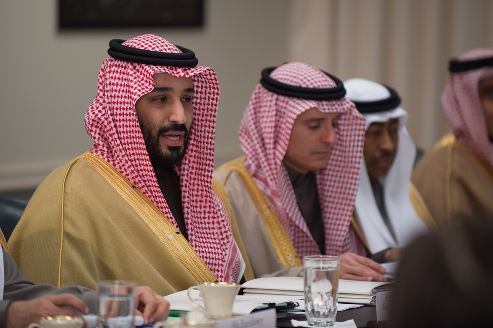 SD Mattis meets with Deputy Crown Price of Saudi Arabia Mohammad bin Salman Al Saud