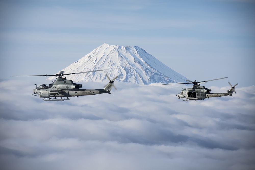 Marine helicopters soar farther than before with auxiliary fuel tanks