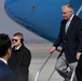 Secretary of State lands at Osan