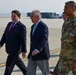 Secretary of State lands at Osan