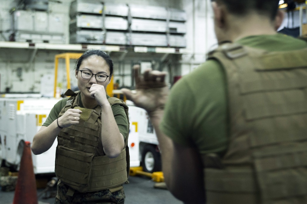 MCMAP training aboard USS Bonhomme Richard