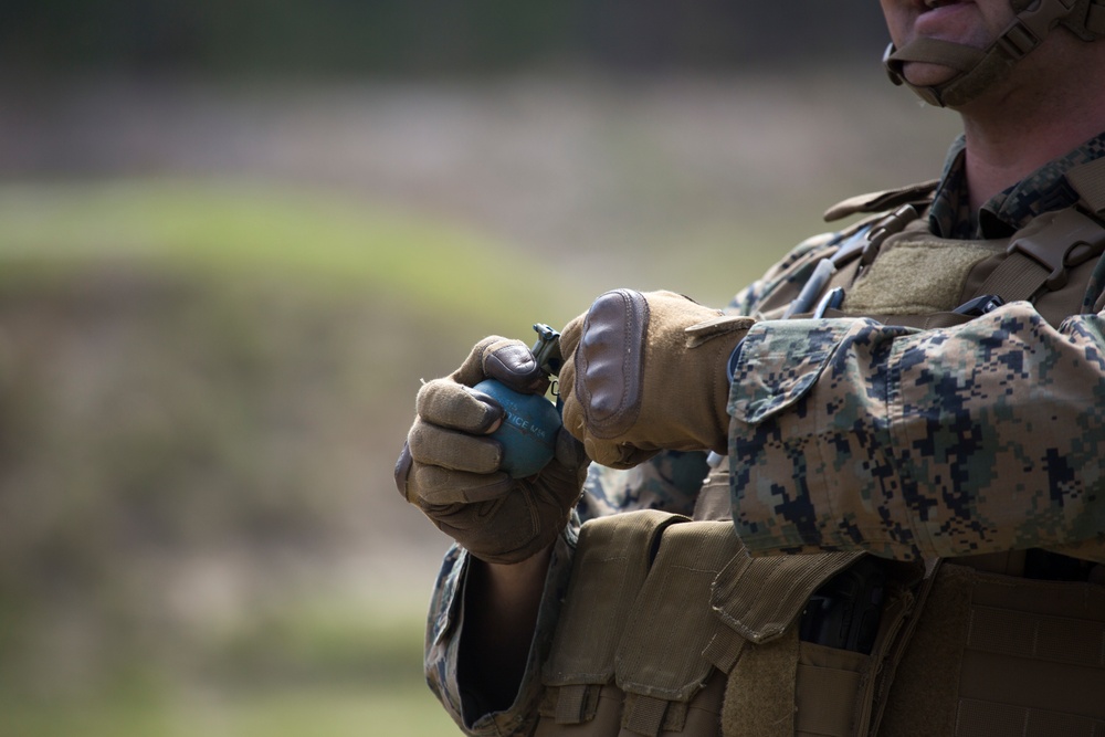 2nd Assault Amphibian Battalion Grenade Range
