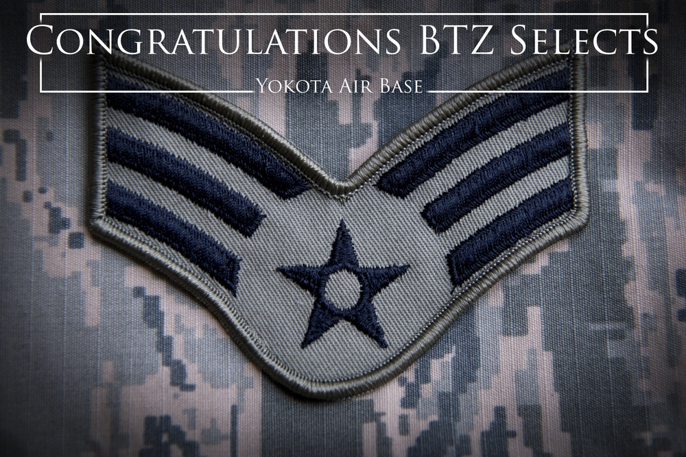 Congratulations to Yokota’s BTZ Selectees