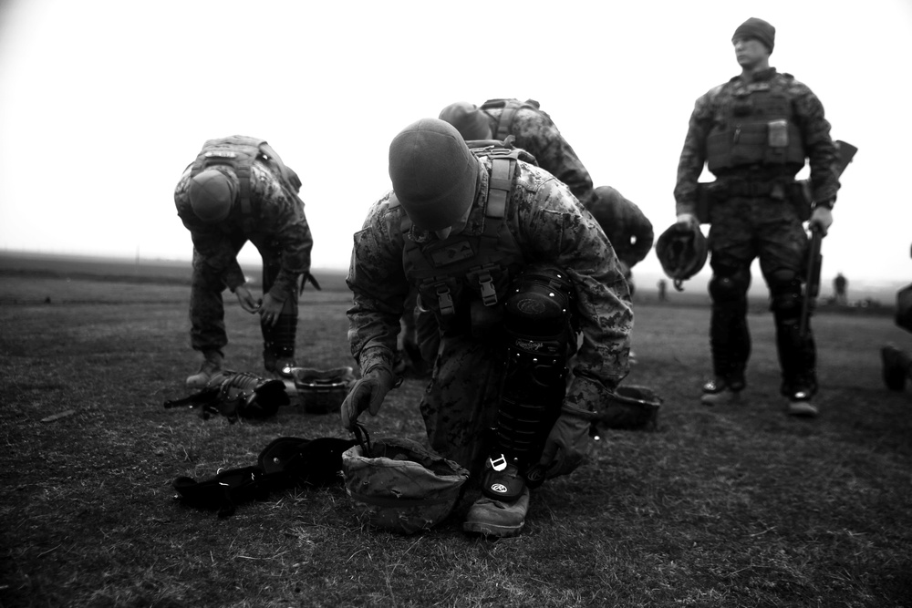 BSRF 17.1 Marines take on nonlethal weapons range