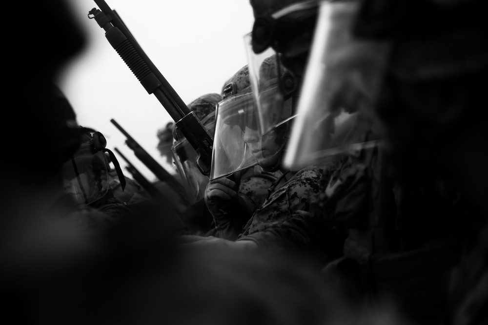 BSRF 17.1 Marines take on nonlethal weapons range