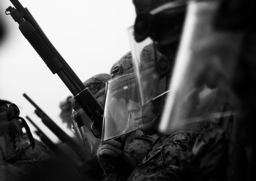 BSRF 17.1 Marines take on nonlethal weapons range