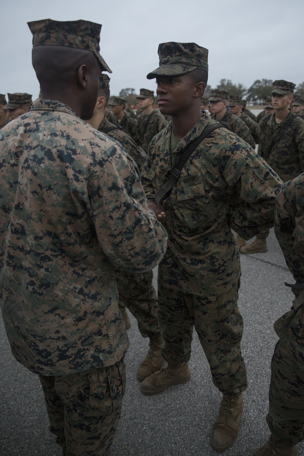 Marine recruits finish crucible, earn title Marine on Parris Island