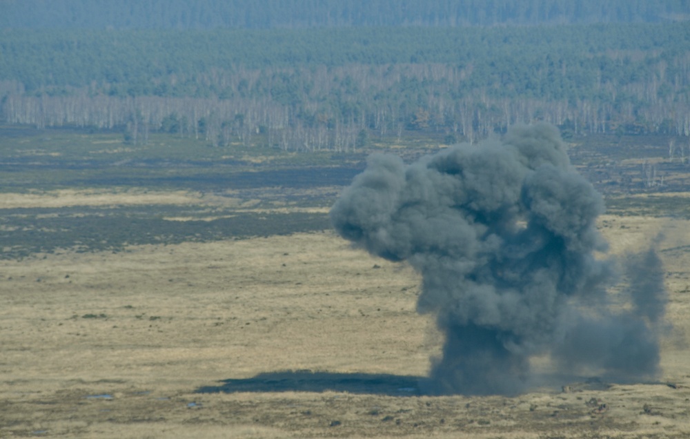 NATO Airmen drop bombs on JTAC qualification course