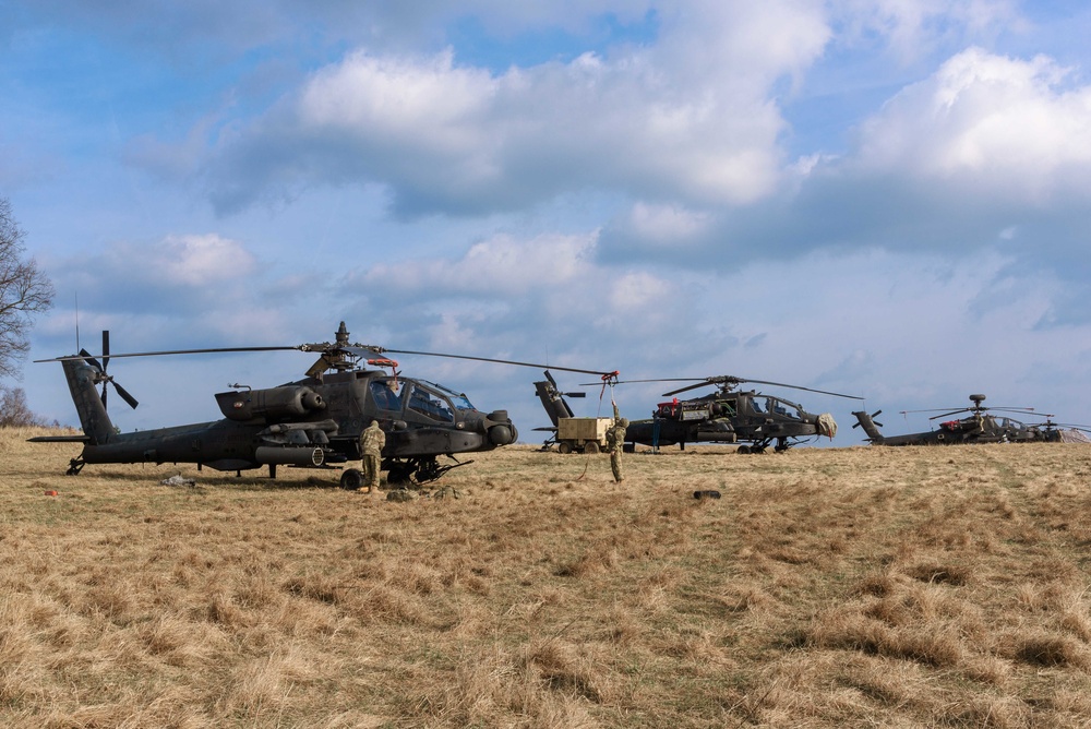 1-3 ARB, 12th Combat Aviation Brigade Training at Grafenwoehr