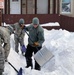 New York National Guard Airmen clear snow in Utica
