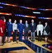 Coast Guard Headquarters chorus performs at Washington Wizards game