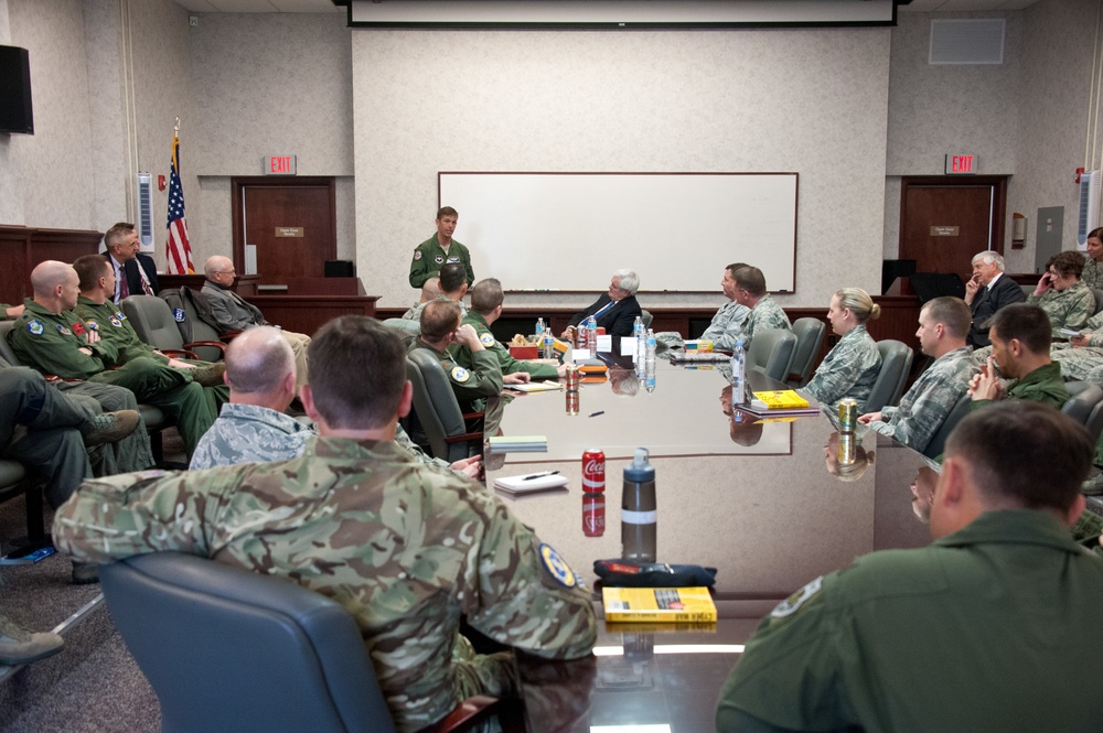 Gingrich visits Air University