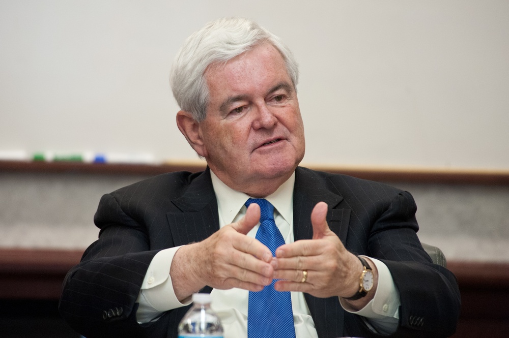 Gingrich visits Air University