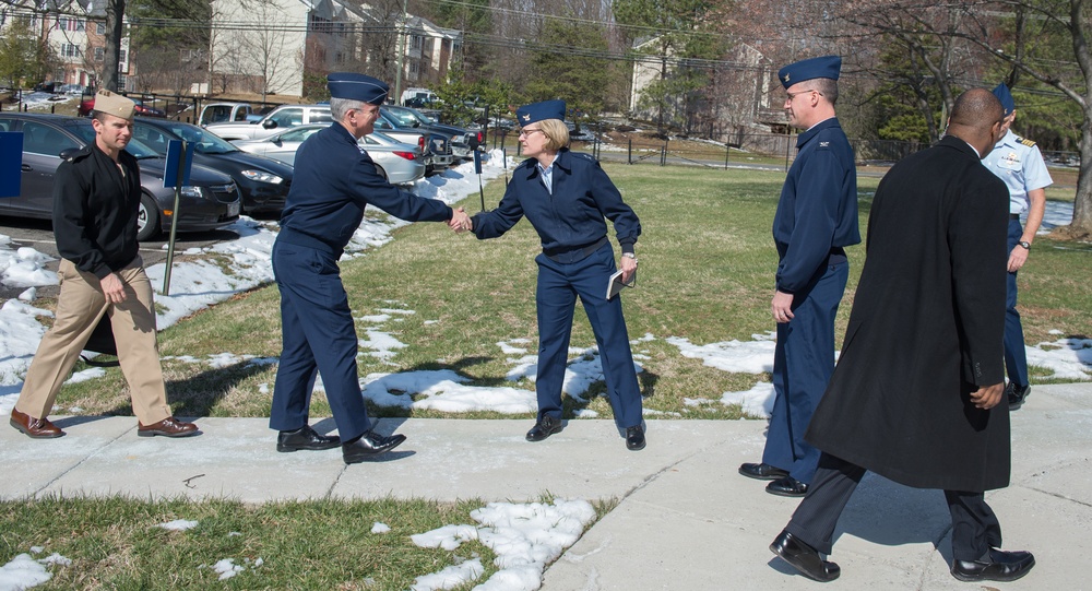 VCJCS visits USCG TISCOM