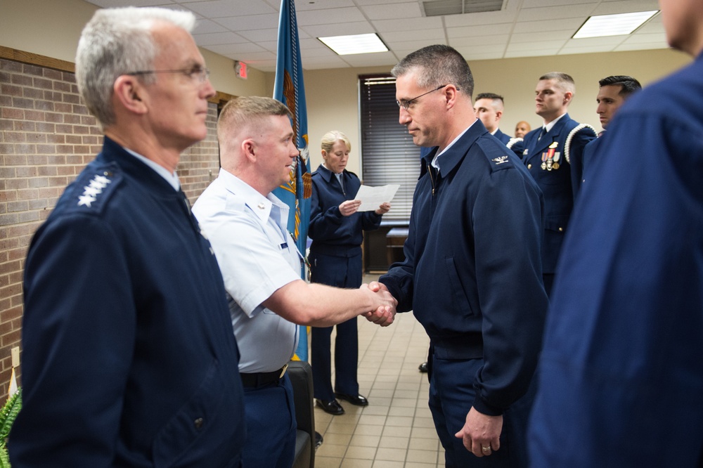 VCJCS visits USCG TISCOM