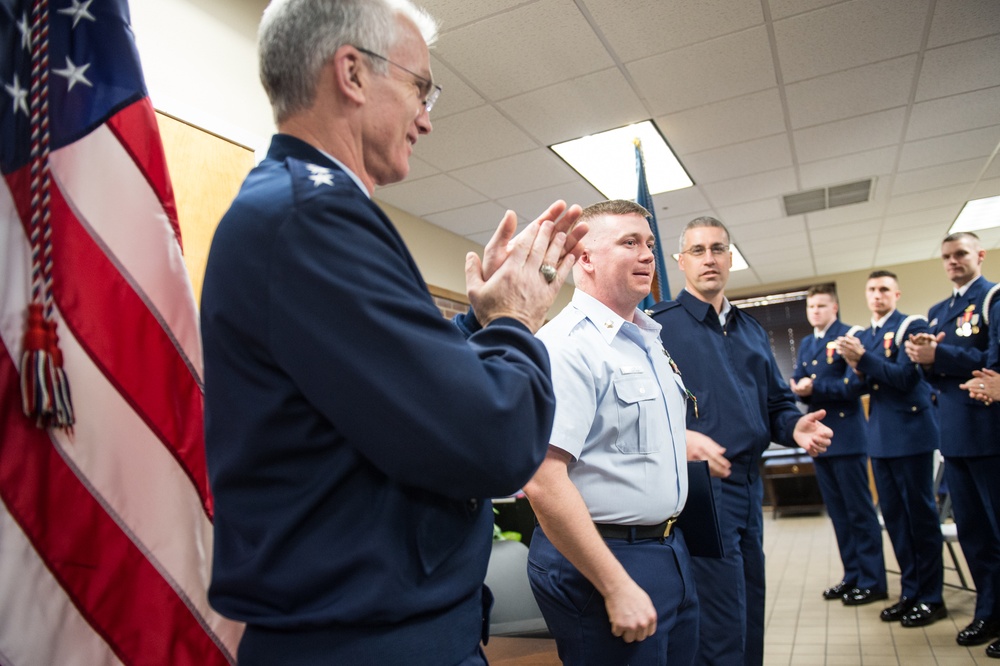 VCJCS visits USCG TISCOM