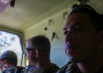 Security Platoon, 5th Marines Participate in Fast-Rope Exercise