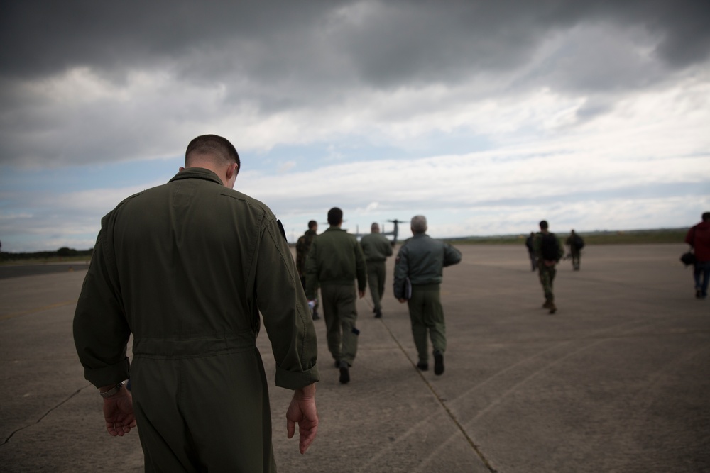 Show ‘Em What We Got: U.S. Marines participate in static display show during Real Thaw 17