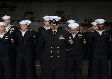 Nimitz conducts burial at sea