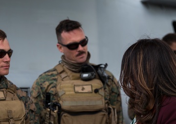 Show ‘Em What We Got: U.S. Marines participate in static display show during Real Thaw 17