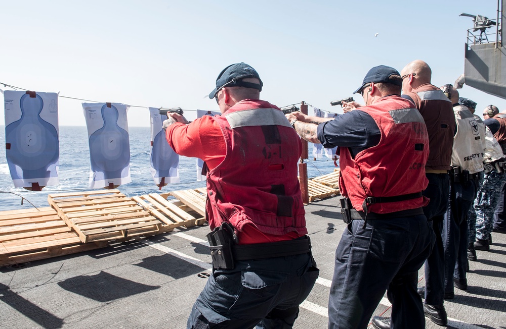 GHWB is the flagship of Carrier Strike Group (CSG) 2, which is comprised of the staff of CSG-2; GHWB; the nine squadrons and staff of Carrier Air Wing (CVW) 8; Destroyer Squadron (DESRON) 22 staff and guided-missile destroyers USS Laboon (DDG 58) and USS