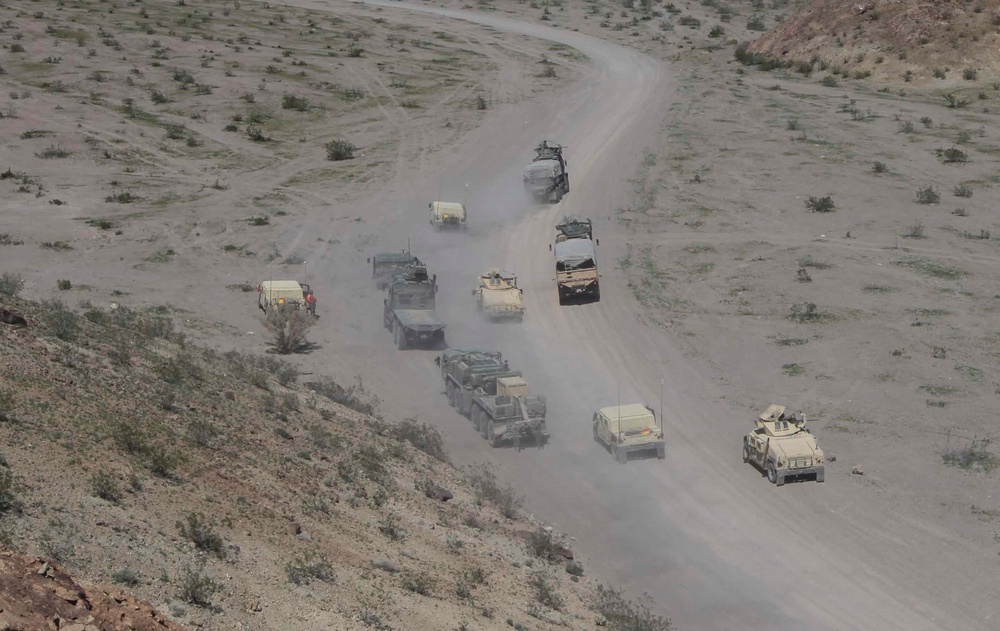 Fury Road: Combat Logistics Element gains proficiency in convoy ops for upcoming deployment