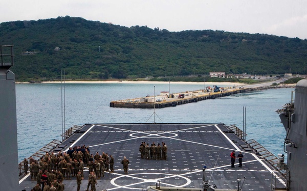 USS Ashland departs with 31st MEU elements