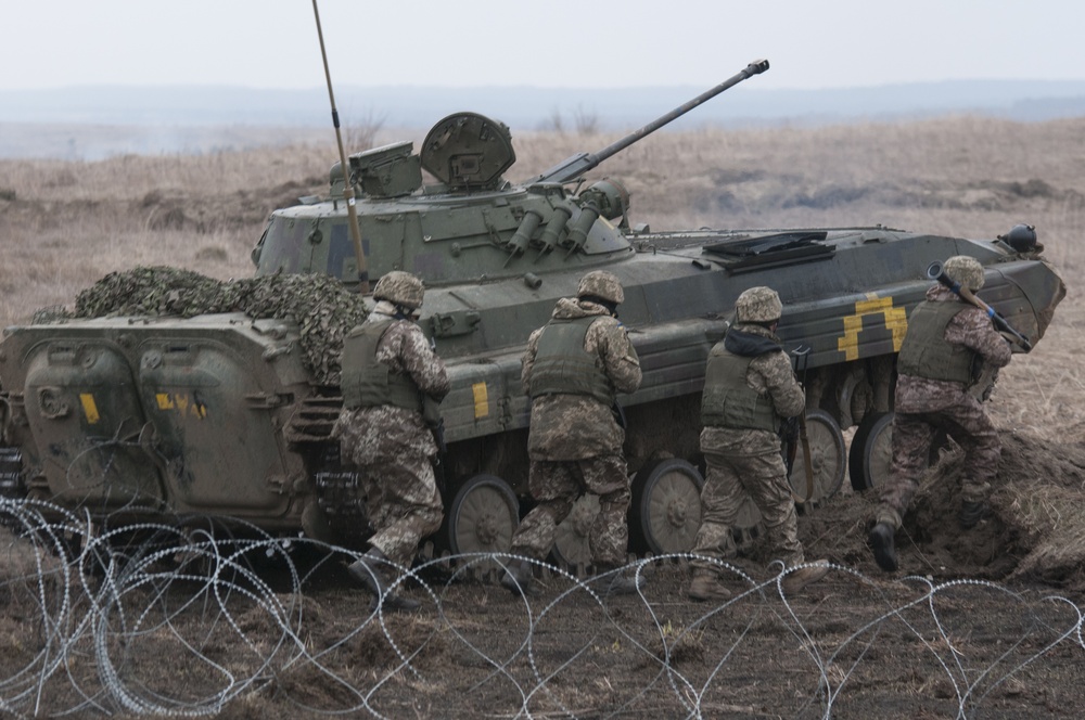 Lead in the air - live-fire exercise in Ukraine