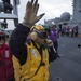 USS Bonhomme Richard (LHD 6) flight deck firefight training