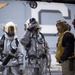 USS Bonhomme Richard (LHD 6) flight deck firefight training