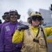 USS Bonhomme Richard (LHD 6) flight deck firefight training