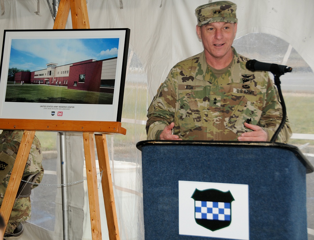Army Reserve breaks new ground on JBMDL Army Reserve Center