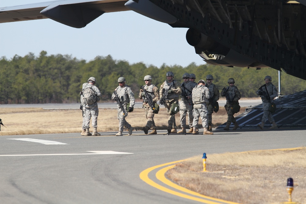 Military Police Land at Joint Base McGuire-Dix-Lakehurst