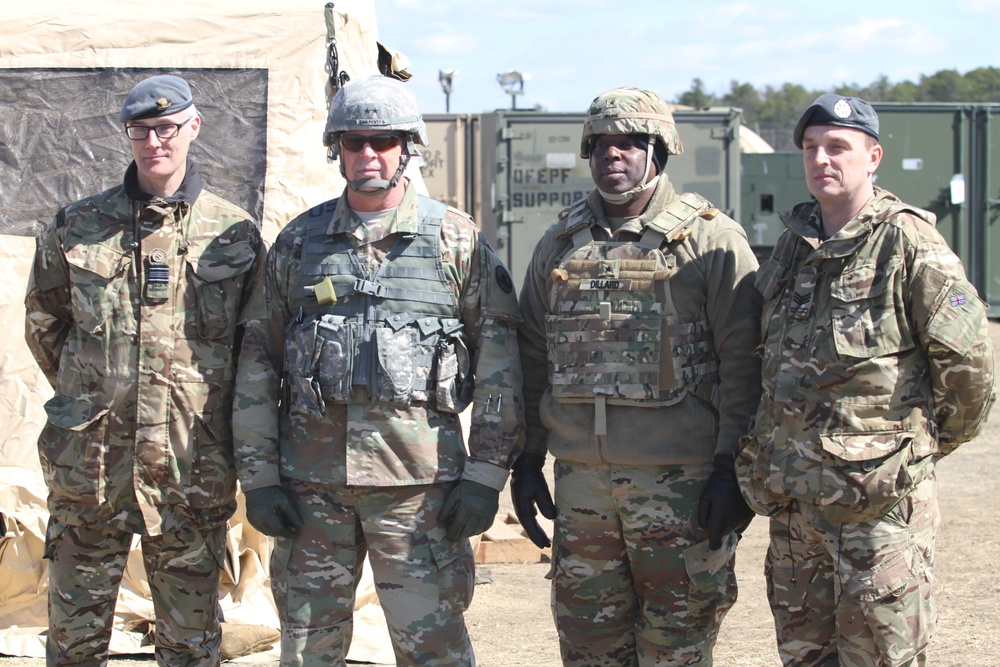 U.S. Army Reserve Commanders meet members of Britain's Royal Air Force