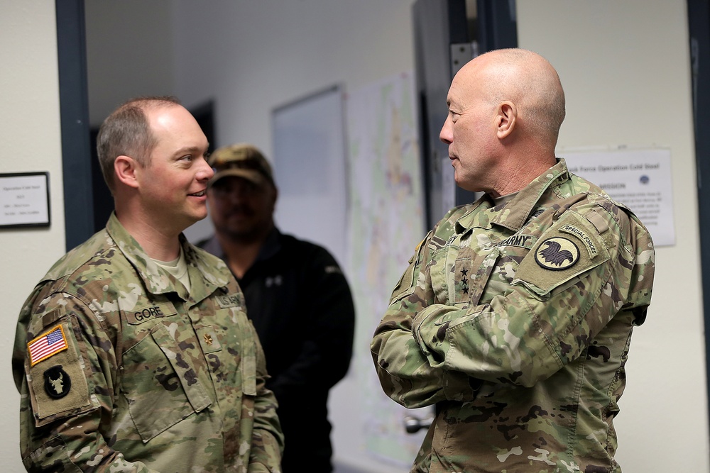 Army Reserve Commanding General returns for more cold steel