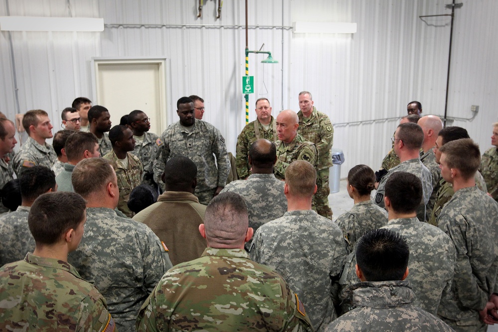 Army Reserve Commanding General returns for more cold steel