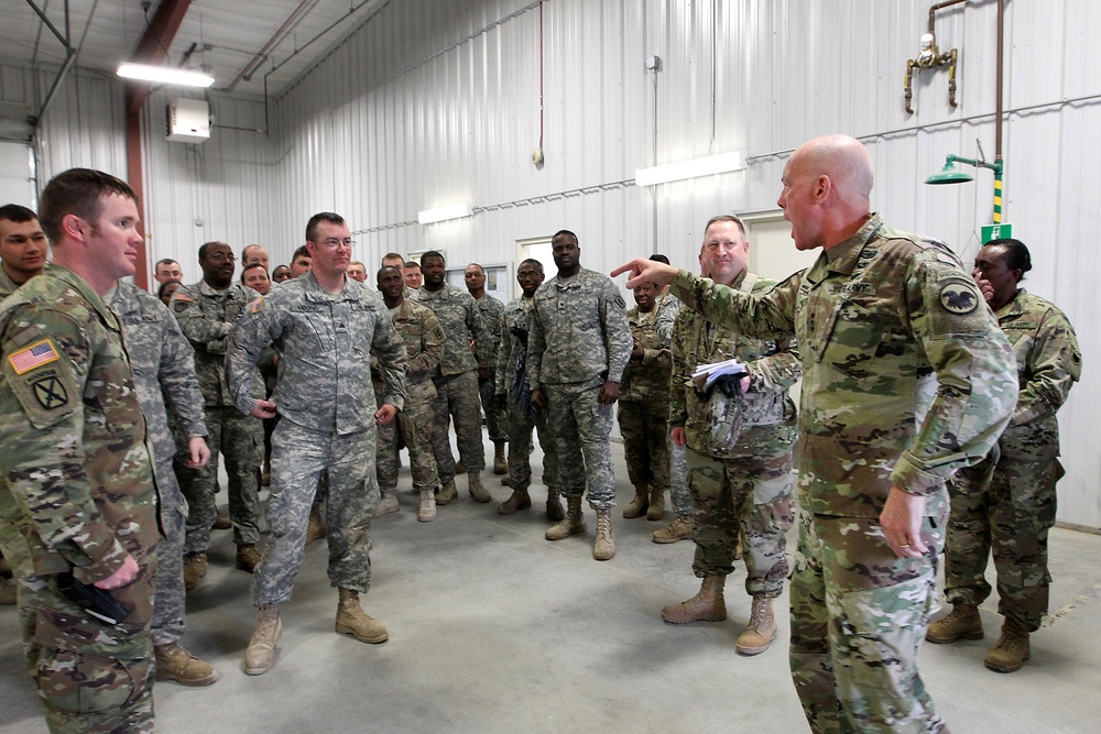 Army Reserve Commanding General returns for more cold steel