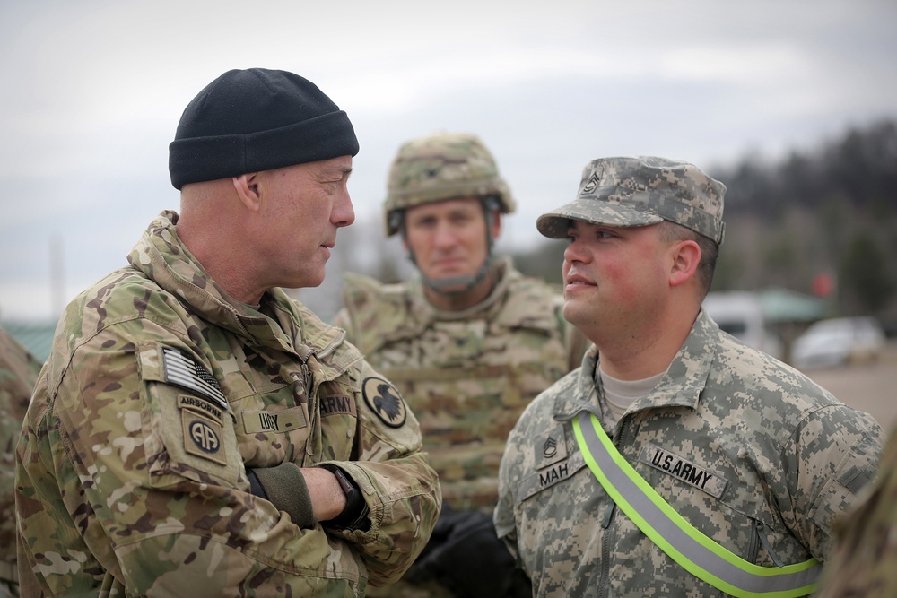 Army Reserve Commanding General returns for more cold steel