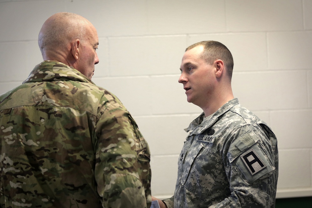 Army Reserve Commanding General returns for more cold steel