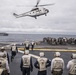 USS Bonhomme Richard (LHD 6) Conducts Replenishment-At-Sea