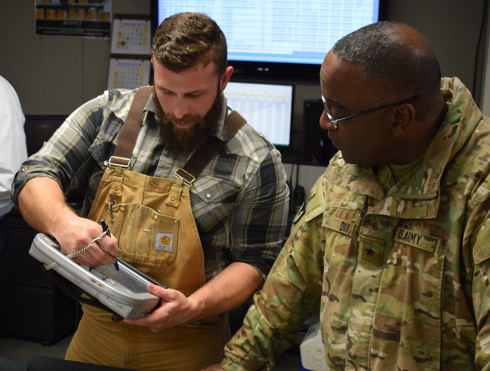 JMC Commanding General Tours Crane Army