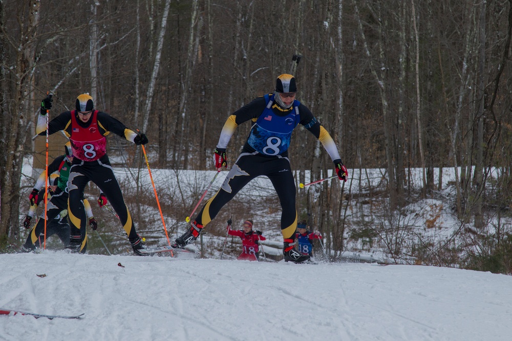 Biathletes Compete in Patrol Race