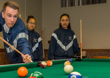 Wright-Patterson Air Force Base new dayroom improves quality of life for Airmen