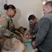 Wright-Patterson Air Force Base Veterinary Treatment Facility provides wellness exams for military working dogs