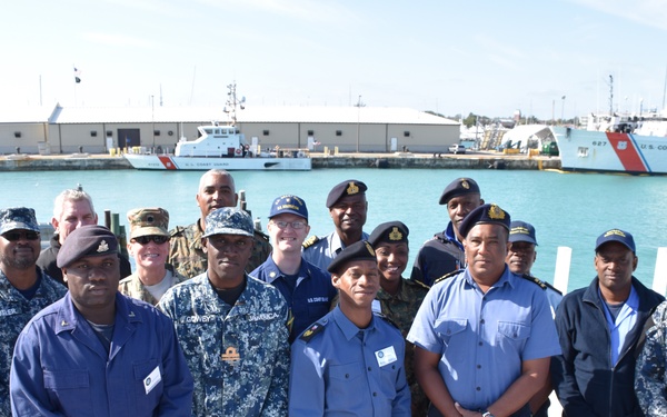 CBSI Partners Gather for Photo on U.S. Coast Guard Cutter William Trump